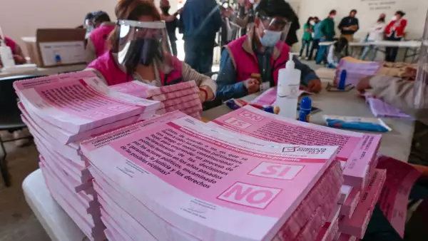 ¿Dónde votar en la consulta popular del 1 de agosto? Ubica tu casilla / mesa receptora (foto de las boletas y casillas para votar juicio a expresidentes)