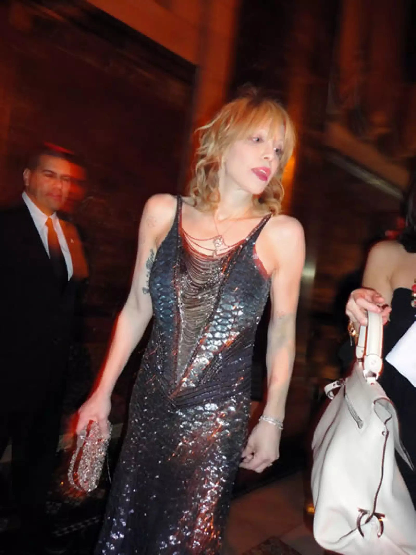 Courtney Love fue invitada a la fiesta llevada a cabo en el Cipriani.
