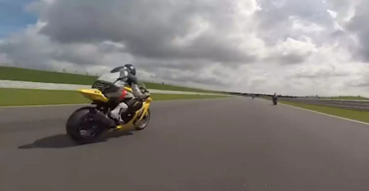 Accidente en moto