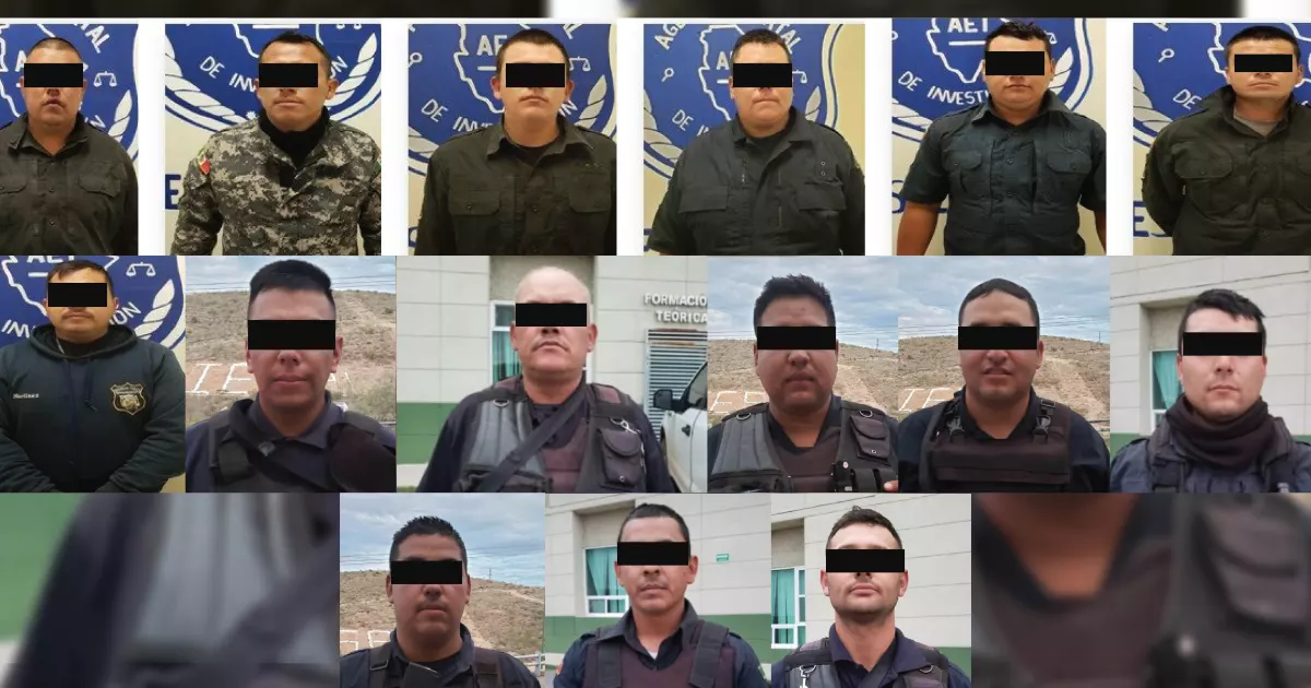 policías de Ciudad Madera, Chihuahua 