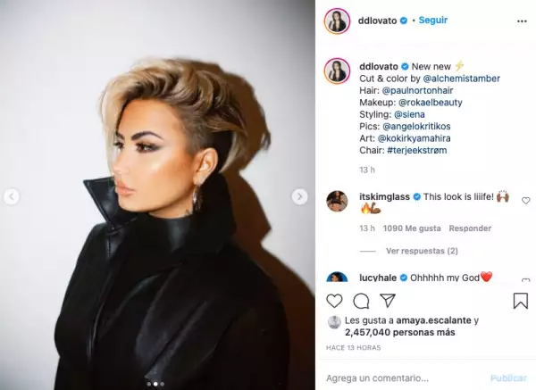 Demi Lovato.