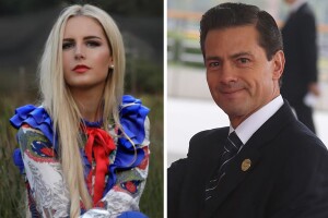 Enrique Peña Nieto y Tania Ruiz