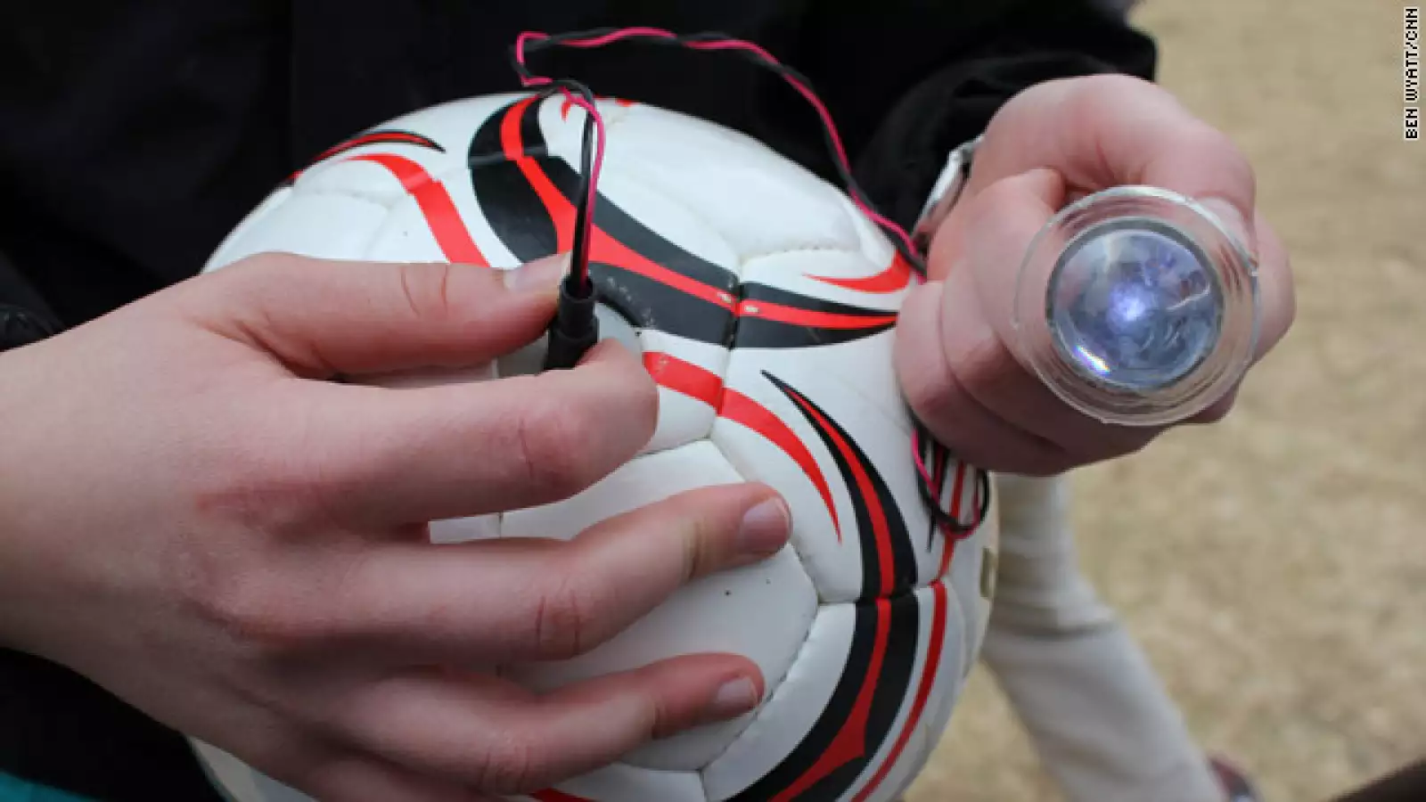 Un balón generar energía eléctrica