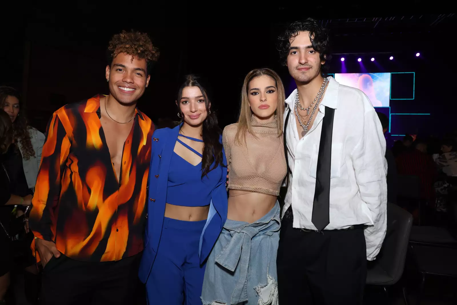 Víctor Varona, Abril Diyorio, Michelle Pellicer  y Sebastián P