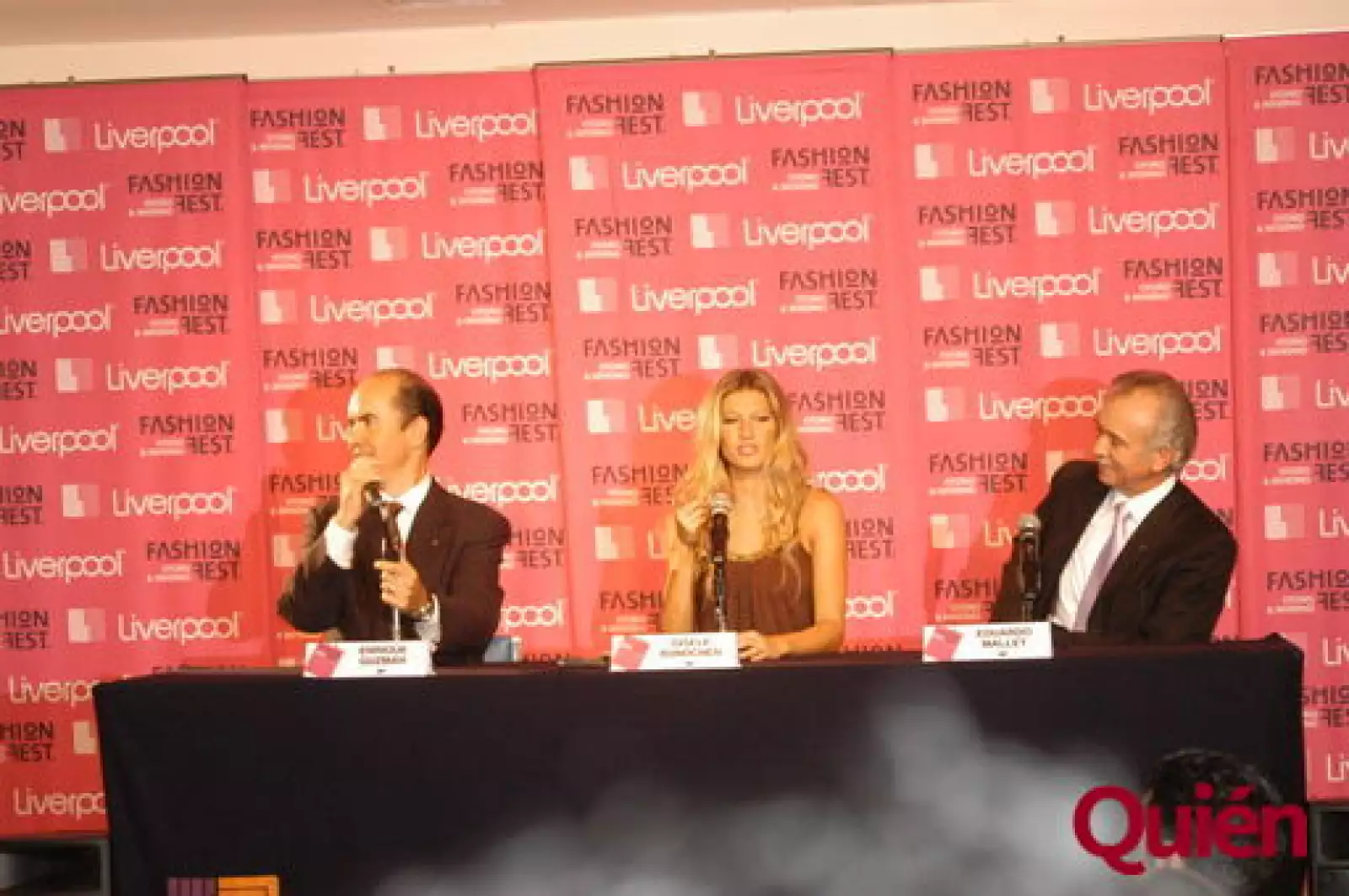 Enrique Guzman, Gisele Bundchen, Eduardo Mallet