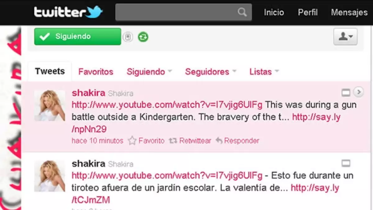 Shakira elogia a través de Twitter a una maestra mexicana