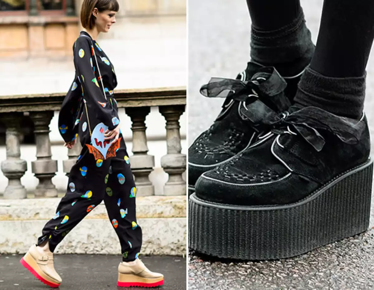 Los creepers de Stella McCartney fueron los responsables de regresar este trend de los 90.