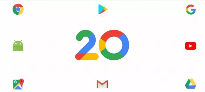 Google 20 años