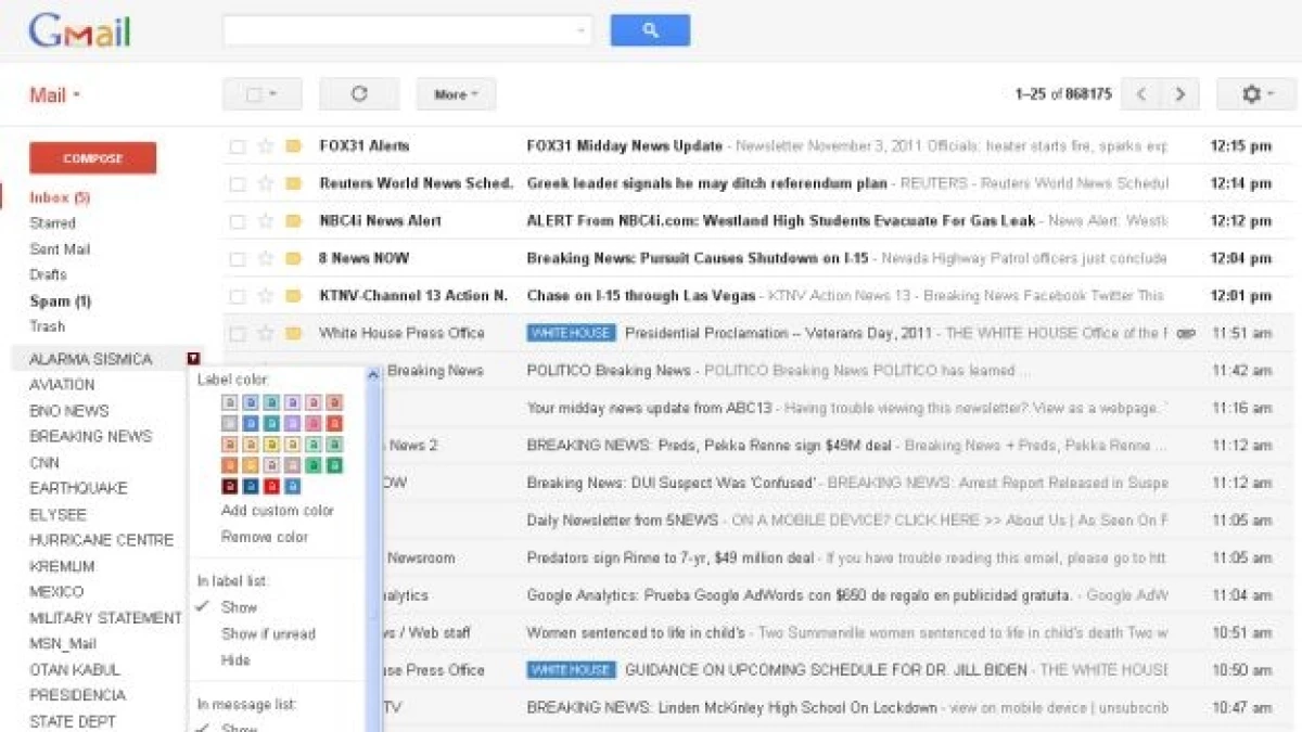 Una nueva versión de Gmail ya se encuentra disponible para sus usuarios, anunció Google