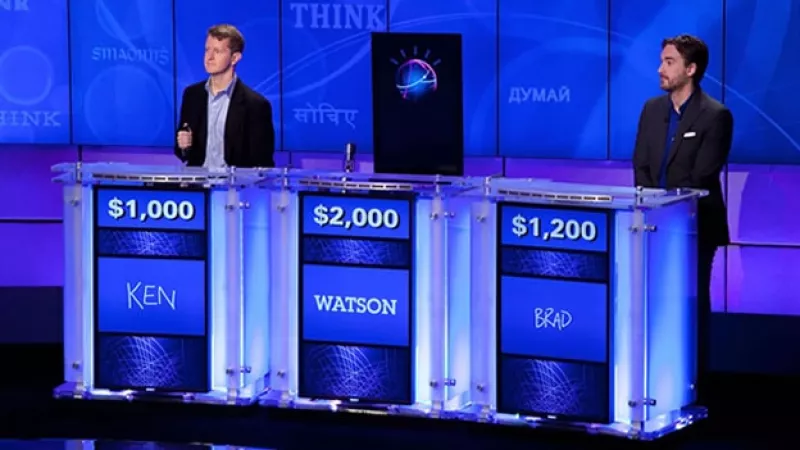 Juego  de Jeopardy con la computadora Watson