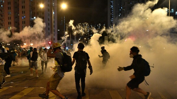 Manifestaciones Hong Kong.