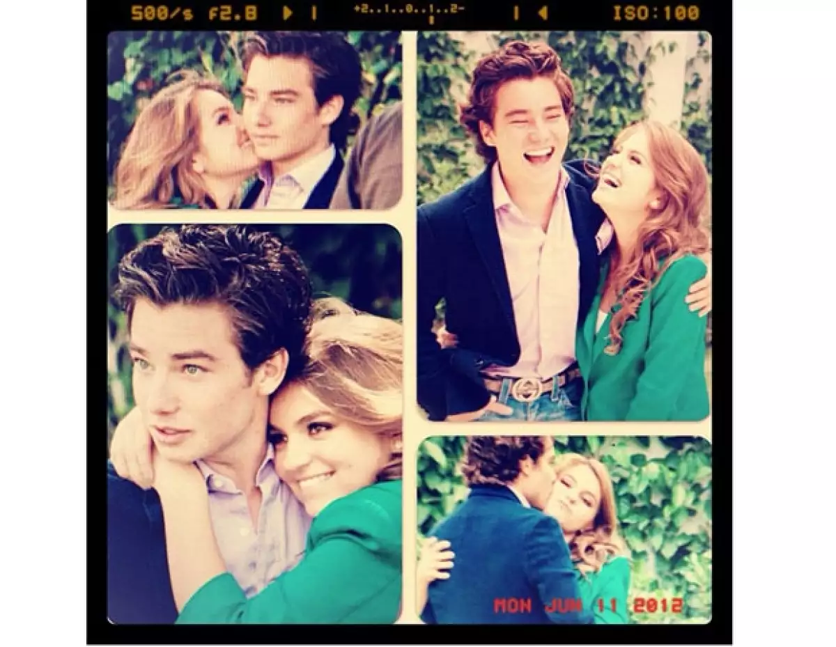 La joven comparte su amor en Twitter.