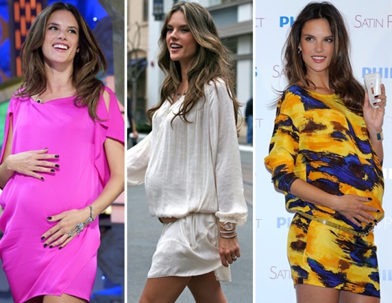 La modelo afirmó que su hija Anja está ansiosa por la llegada del nuevo bebé.