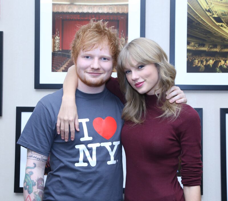 Ed Sheeran y Taylor Swift