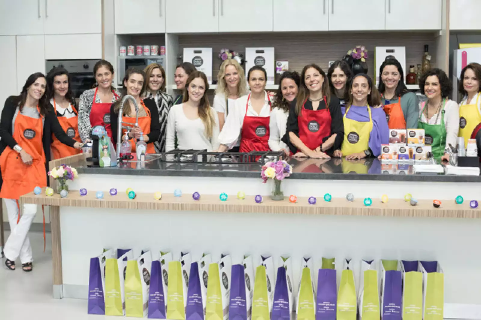 Participantes de las clases de cocina