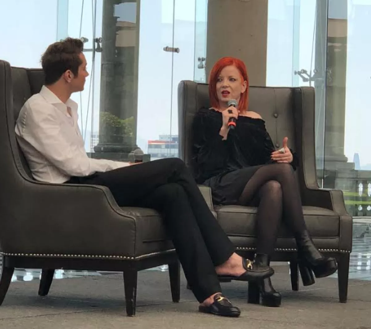 Shirley Manson, intérprete de Garbage. 