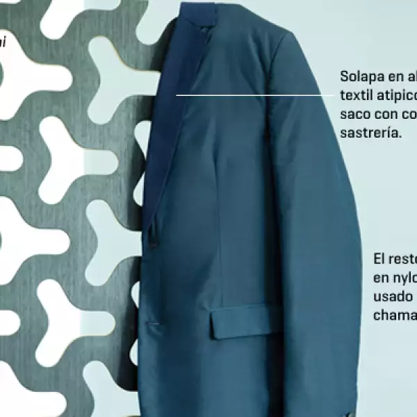 Una tendencia en ascenso son los abrigos con corte de sastrería y sacos en materiales no convencionales, como el nylon o piezas casuales con neopreno.
