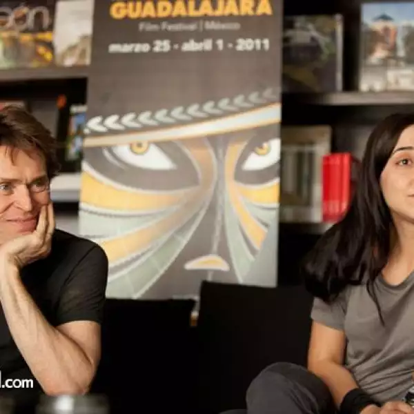 El Actor Willem Dafoe y la directora italiana Giada Colagrande,presentan su película -A Woman- dentro del Festival Internacional de Cine de Guadalajara,-.