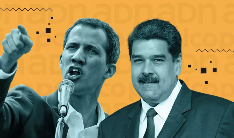 Dos presidentes de Venezuela