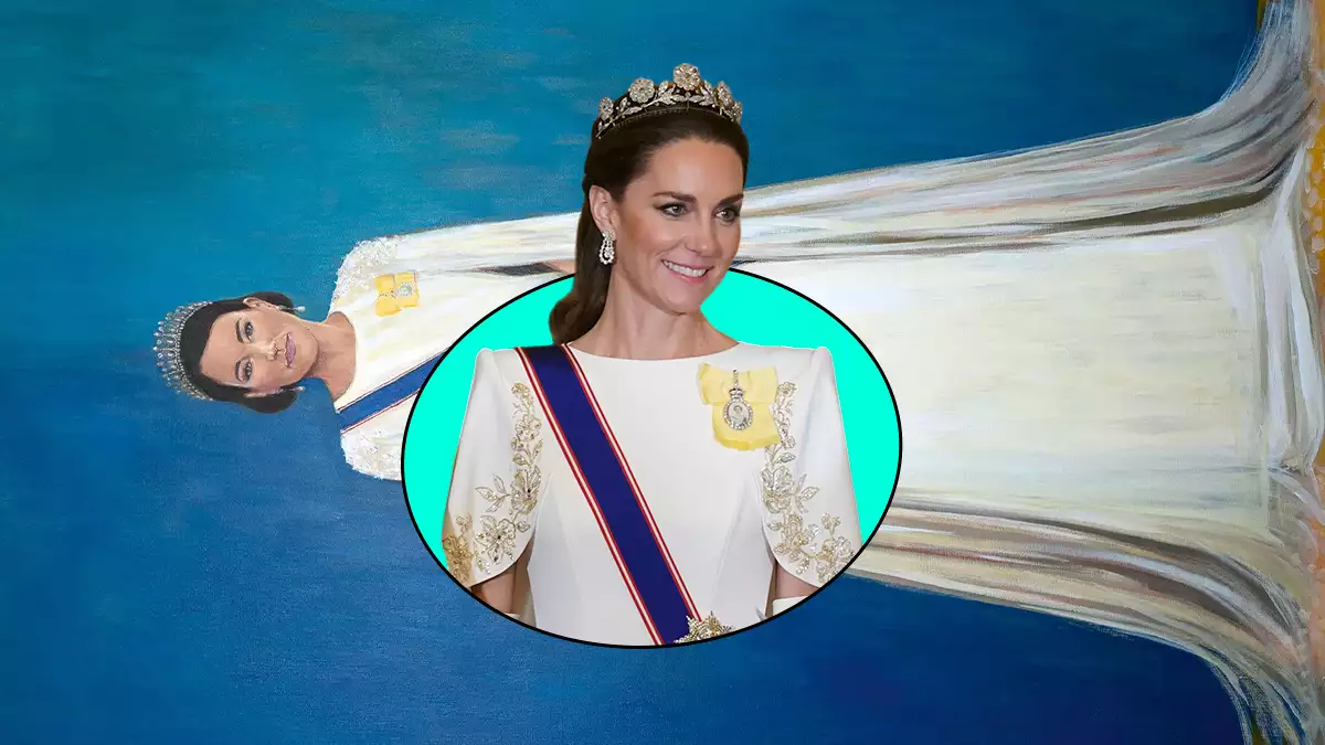 Revelan nuevo retrato de Kate Middleton y el internet lo trollea