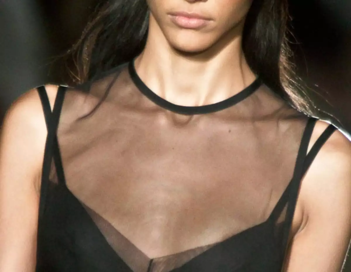 Los detalles de lencería predominaron.