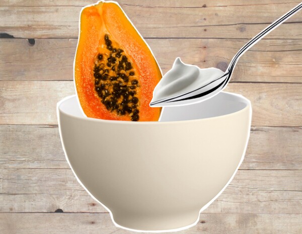 Mascarilla de papaya.