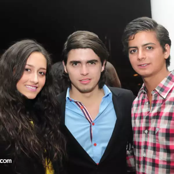 Priscila Martínez, Mateo Ramírez y Alfredo López