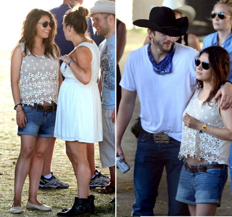En Coachella pudimos ver los primeros rastros de su pancita.