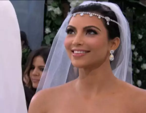 Para Kim es su segunda boda, mientras que para Kris es la primera.