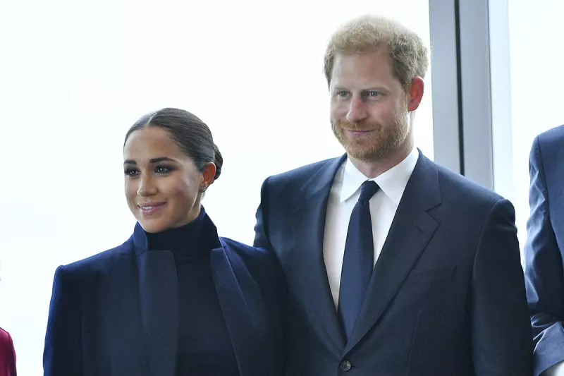 The Duke And Duchess Of Sussex Visit One World Observatory With NYC Mayor Bill De Blasio