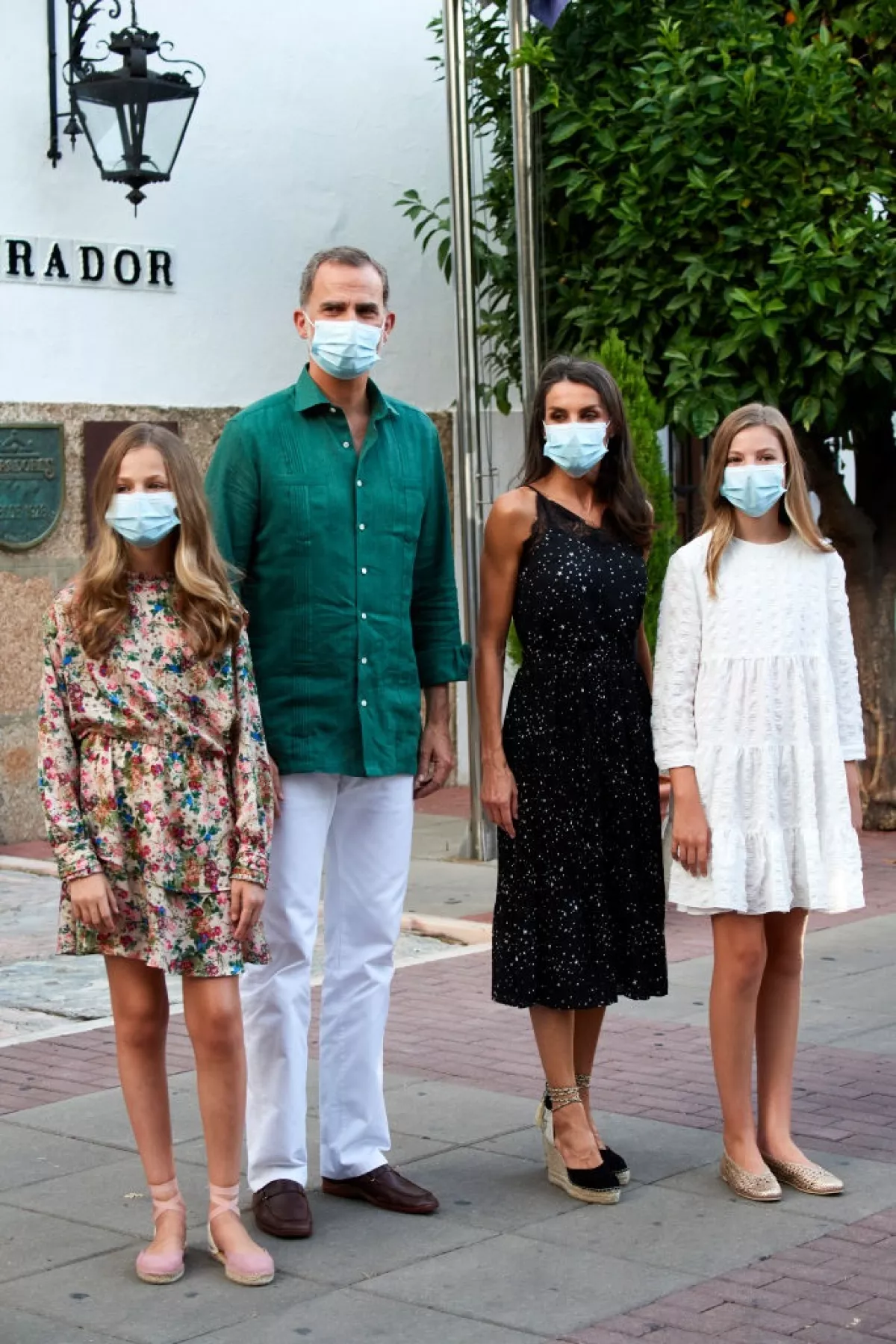 Princesa Leonor, rey Felipe VI, Letizia de España y la infanta Sofía