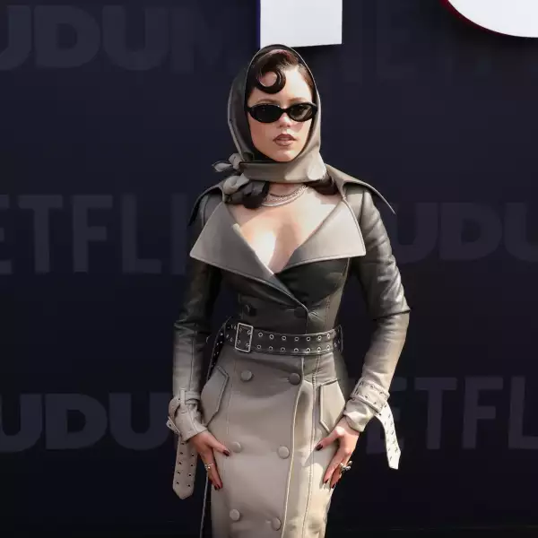 Jenna Ortega en evento de Netflix