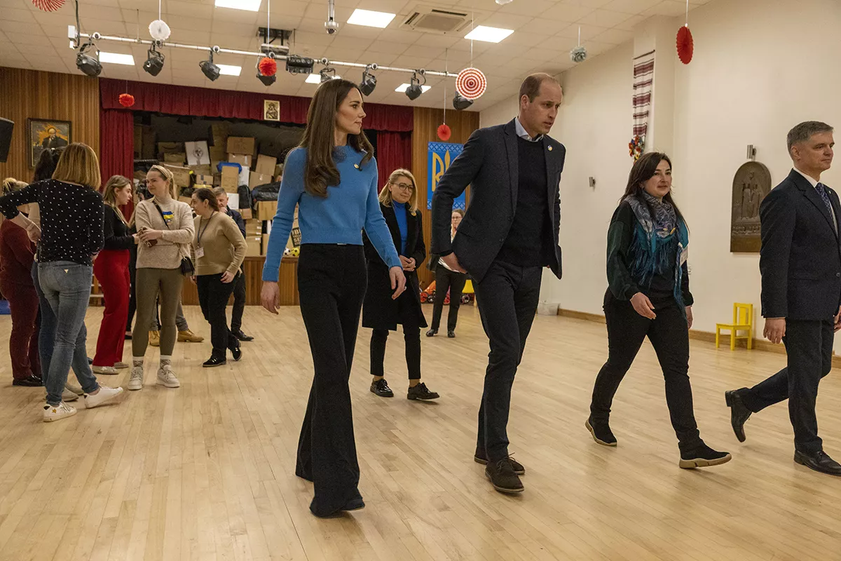 The Duke And Duchess Of Cambridge Visit Ukrainian Cultural Centre