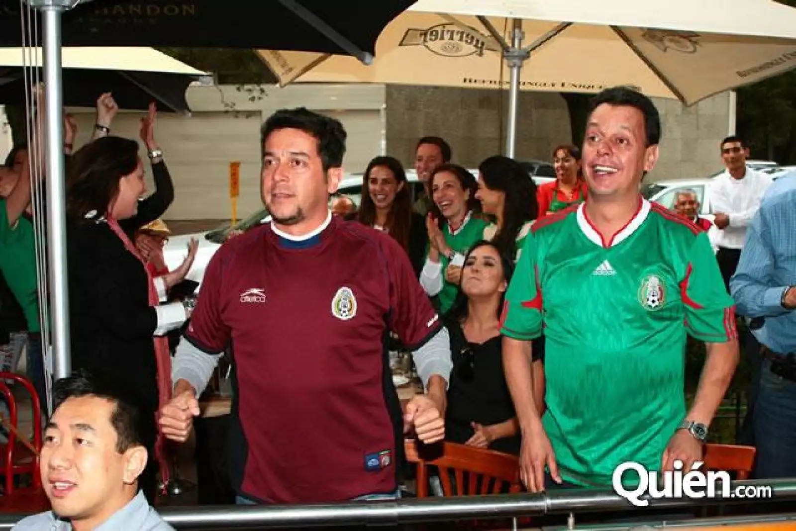 Ambiente Partido México Francia Polanco