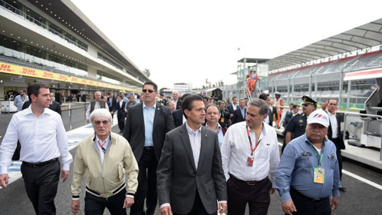 La carrera de la F1 en México tendrá una promoción que equivale a 200 millones de dólares, informó la Secretaría de Turismo del DF.