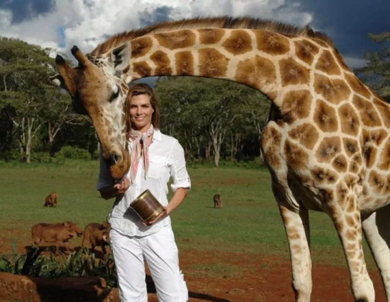 La conductora y empresaria considera uno de sus destinos favoritos África pues no hay mucho bullicio y puede estar en contacto con la naturaleza.