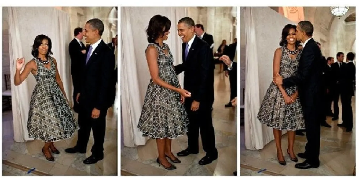 Esta fue la tierna imagen que se publicó desde la cuenta oficial del presidente de Estados Unidos.