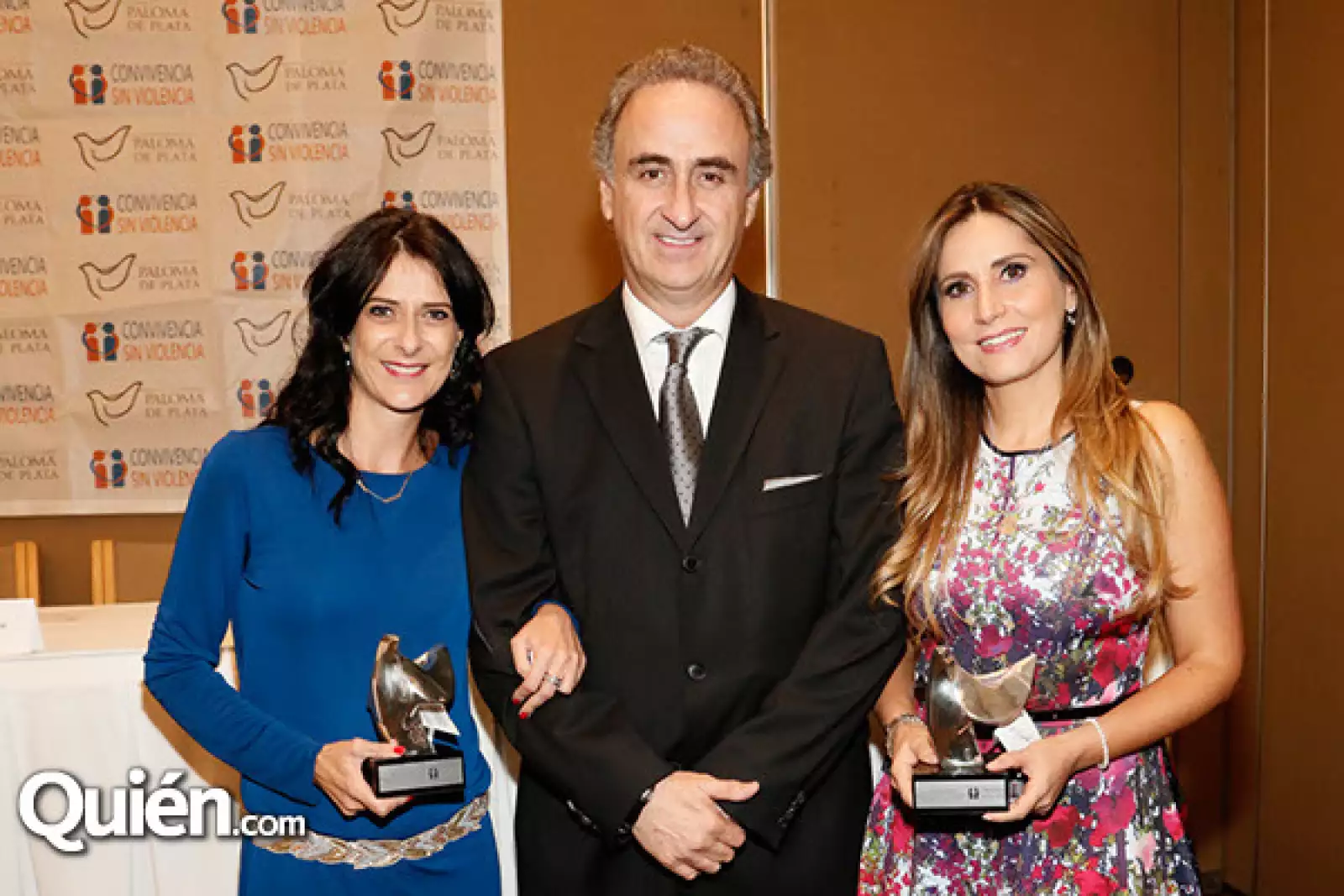 Mily Cohen, Joaquín Quintana y Sharon Zaga
