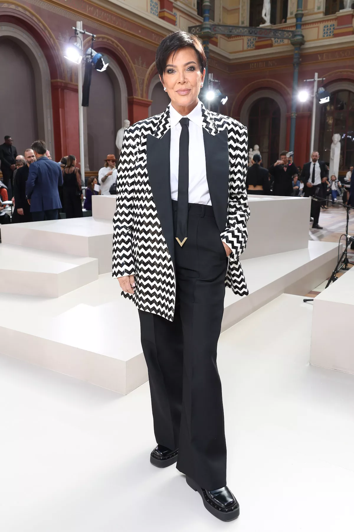 Valentino : Front Row - Paris Fashion Week - Womenswear Spring/Summer 2024