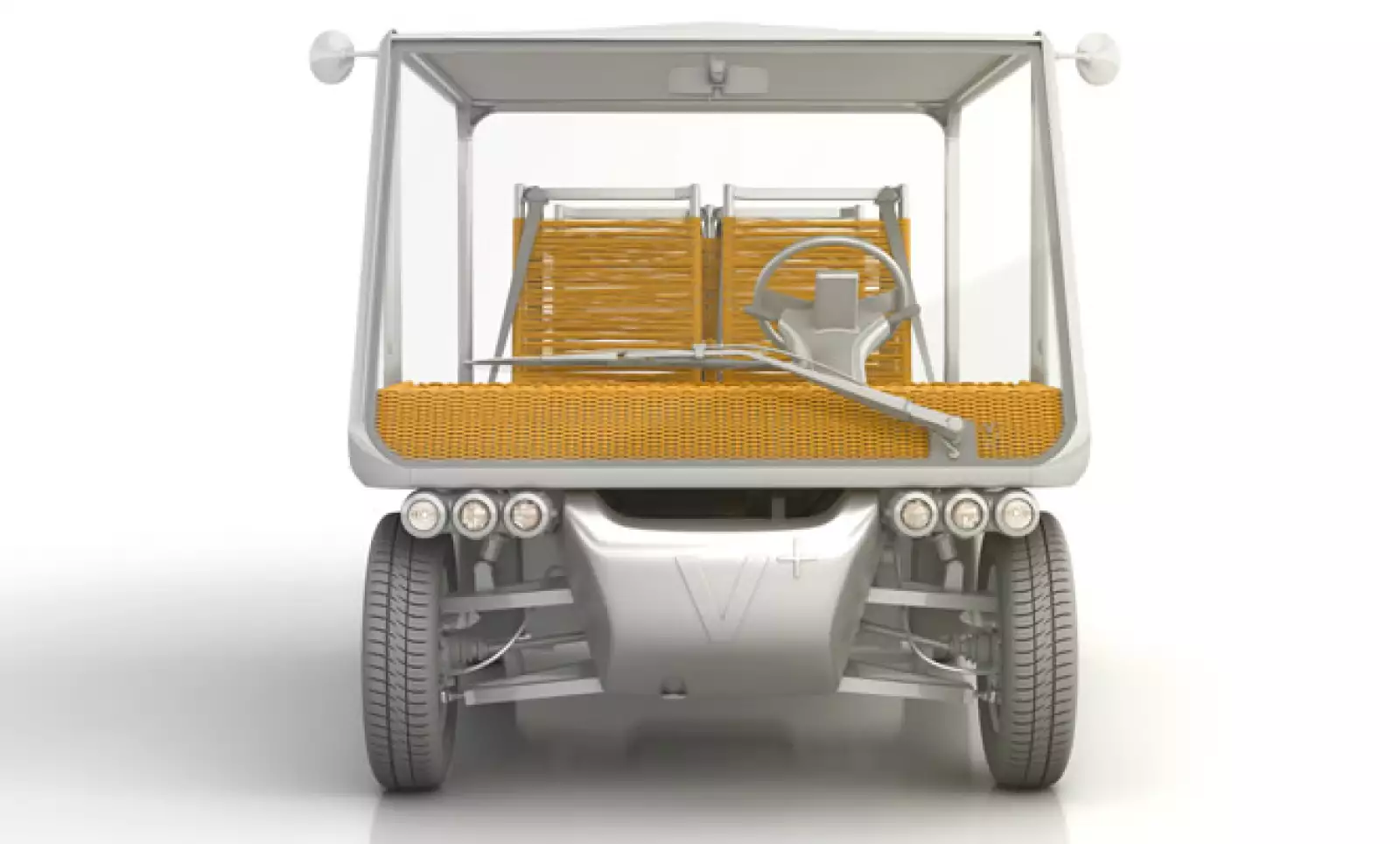 Formado básicamente de aluminio, recorre hasta 59 km a una velocidad de 48 km/h; la carga completa de su batería es de seis horas.