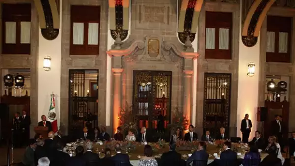 Felipe Calderón ofreció un discurso de agradecimiento.
