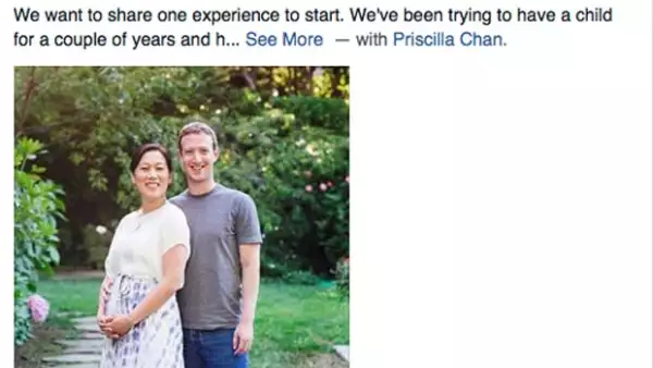 El creador de Facebook anunció hoy que él y su esposa Priscilla Chan se convertirán en padres de una niña.