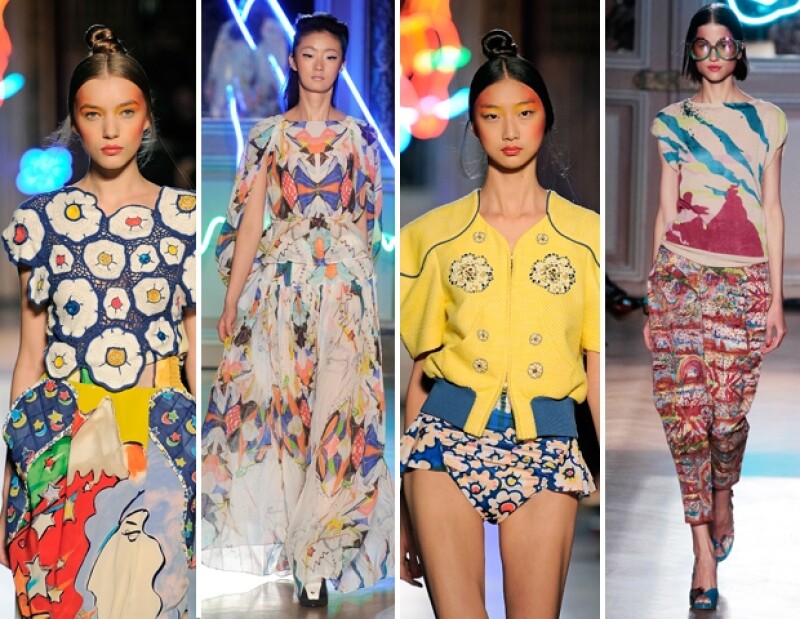 Modelos con looks de Tsumori Chisato