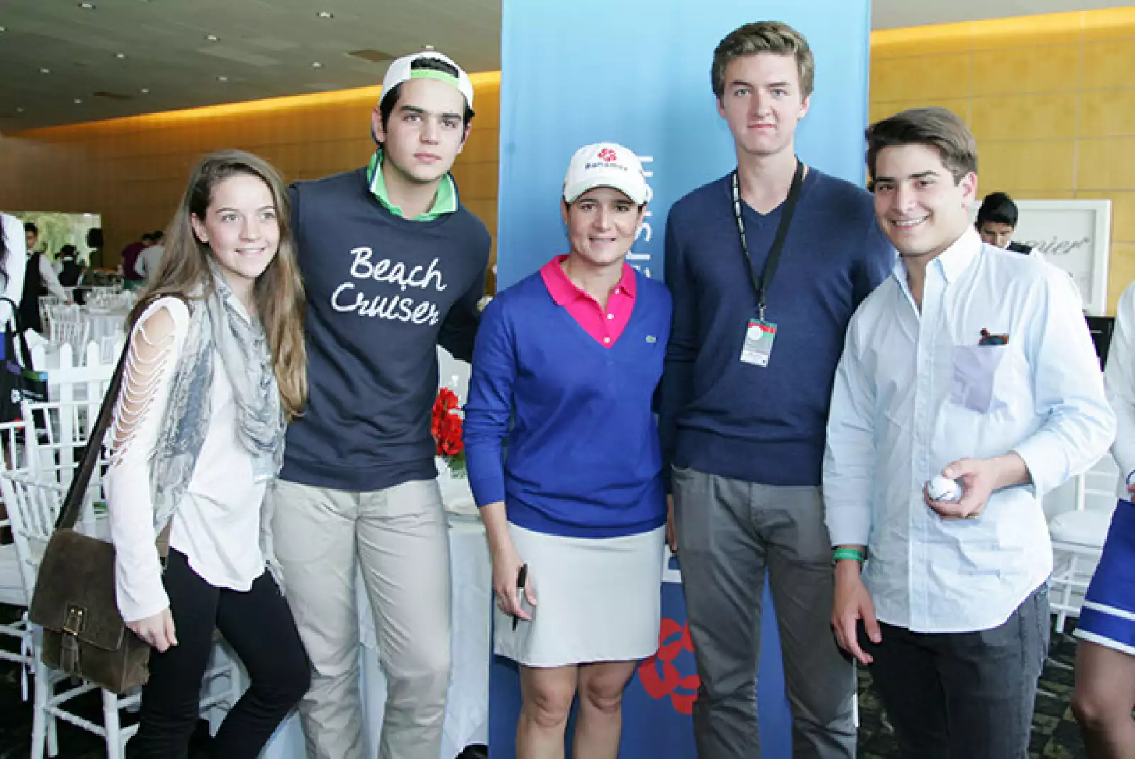 Daniela Correa,Alejandro Grisi,Lorena Ochoa,Alejandro Carranza y Pedro Pidal