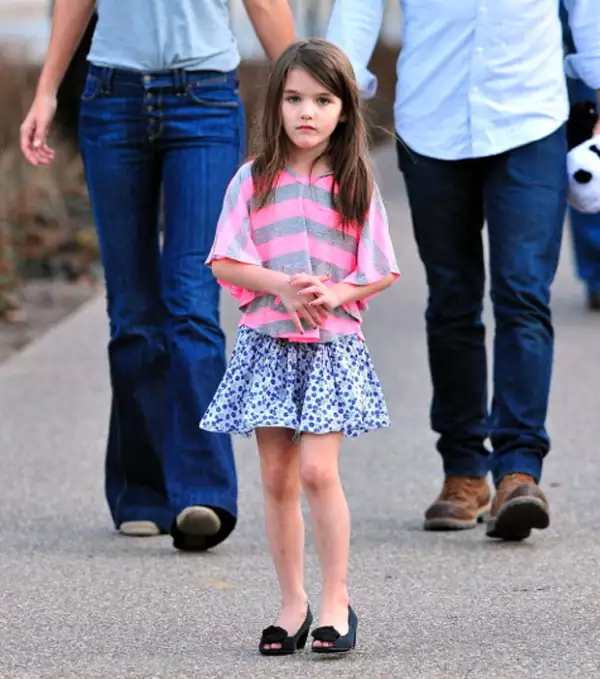 La pequeña usó tacones todos los días, durante una temporada.