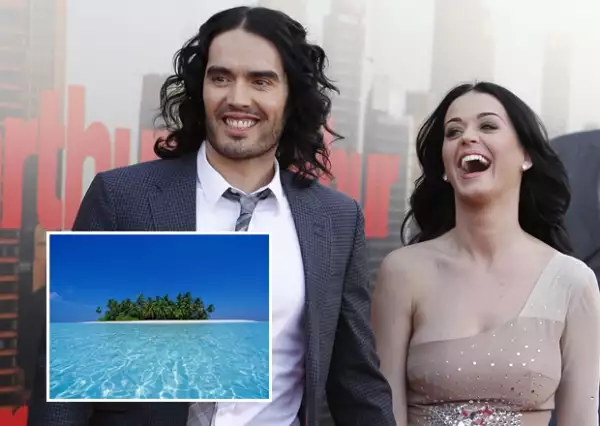 Katy y Russell se casaron en la India.