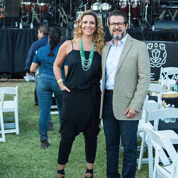Verónica Noriega y Carlos Uhthoff
