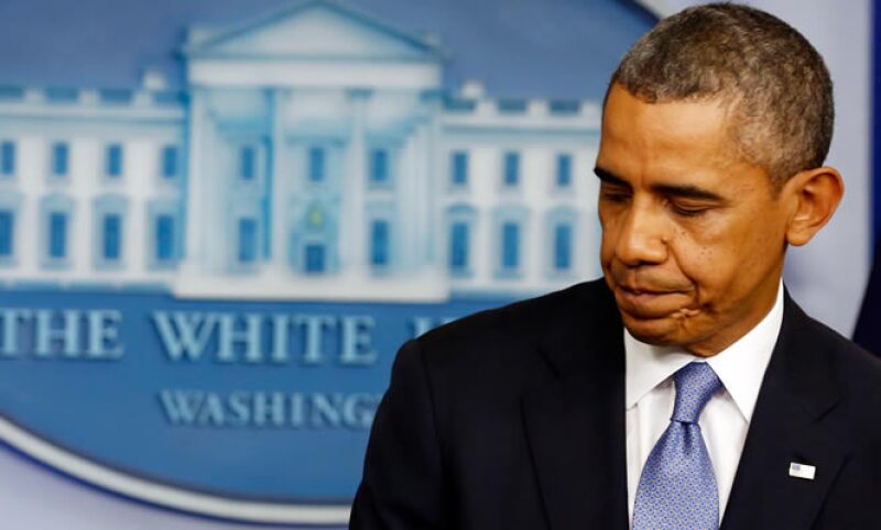 El presidente Barack Obama acusó a los republicanos de estar demasiado comprometidos con los conservadores del Tea Party en la Cámara de Representantes.
