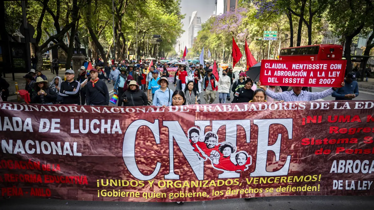 CNTE protesta CDMX