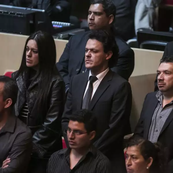 Pedro Fernández también estuvo presente en el velorio.